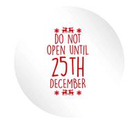 Flox Creative 24 45mm Matt Circle Stickers Don't Open Until 25th December
