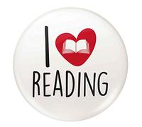 Flox Creative 45mm Pin Badge I Love Reading