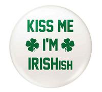 Flox Creative 45mm Pin Badge Kiss me I'm Irishish