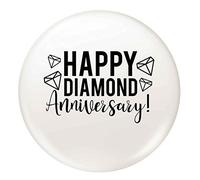 Flox Creative 77mm Pin Badge Diamond Anniversary