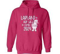 Flox Creative Adults Unisex Custom Lapland Here We Come Pink Small