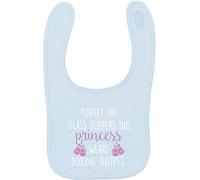Flox Creative Baby Blue Bib Forget Glass Slippers Princess Wears Boxing Gloves