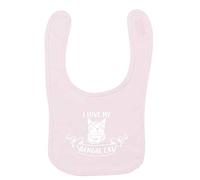 Flox Creative Baby Pink Bib I Love My Bengal Cat