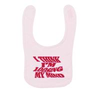 Flox Creative Baby Pink Bib I Think I'm Loosing My Mind