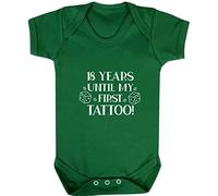 Flox Creative Baby Vest 18 Years Until my First Tattoo Green 18-24 Months