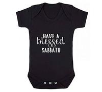 Flox Creative Baby Vest Blessed Sabbath Black 12-18 Months