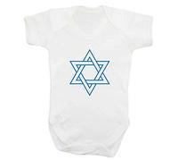 Flox Creative Baby Vest Jewish Symbol White Newborn