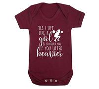 Flox Creative Baby Vest Lift Like a Girl Maroon 18-24 Months