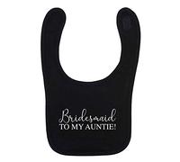 Flox Creative Black Bib Bridesmaid to My Auntie