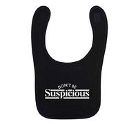 Flox Creative Black Bib Don't be Suspicious