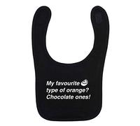 Flox Creative Black Bib Favourite Oranges Chocolate Ones