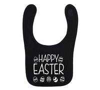 Flox Creative Black Bib Happy Easter