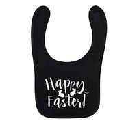 Flox Creative Black Bib Happy Easter