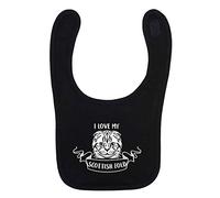 Flox Creative Black Bib I Love My Scottish Fold Cat