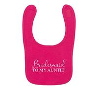 Flox Creative Bright Pink Bib Bridesmaid to My Auntie