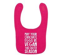 Flox Creative Bright Pink Bib Chocolate Eggs be Vegan This Easter Season