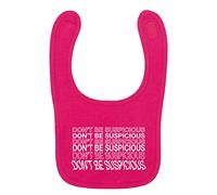 Flox Creative Bright Pink Bib Don't be Suspicious