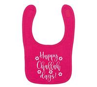 Flox Creative Bright Pink Bib Happy Challah Days
