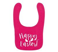 Flox Creative Bright Pink Bib Happy Easter