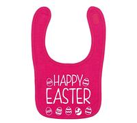 Flox Creative Bright Pink Bib Happy Easter