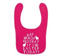 Flox Creative Bright Pink Bib Hooray It's Easter Today