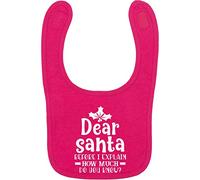 Flox Creative Bright Pink Bib Santa How Much Do You Know