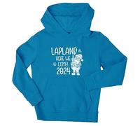 Flox Creative Children's Hoodie Custom Lapland Here We Come Dark Blue 12-13 Years