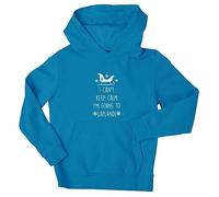 Flox Creative Children's Hoodie I Can't Keep Calm I'm Going to Lapland Dark Blue 5-6 Years