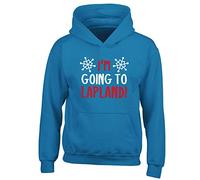Flox Creative Children's Hoodie I'm Going to Lapland Dark Blue 9-11 Years
