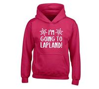 Flox Creative Children's Hoodie I'm Going to Lapland Pink 12-13 Years