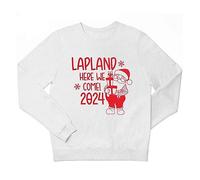 Flox Creative Children's Sweatshirt Custom Lapland Here We Come 12-13 Years White