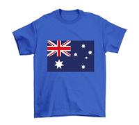Flox Creative Children's T-Shirt Australian Flag Dark Blue 9-11 Years