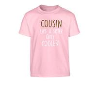 Flox Creative Children's T-Shirt Cousin Like a Sister Cooler Light Pink 9-11 Years