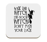 Flox Creative Coaster Set of Two Bad Witch Good Witch