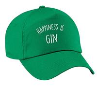 Flox Creative Green Baseball Cap Happiness is Gin