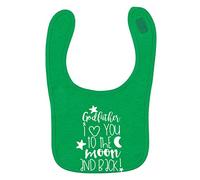 Flox Creative Green Bib Godfather I Love You to The Moon and Back T-Shirt