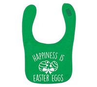 Flox Creative Green Bib Happiness is Easter Eggs