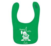 Flox Creative Green Bib Happy Easter Personalised