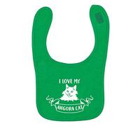Flox Creative Green Bib I Love My Angora Cat