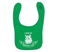 Flox Creative Green Bib I Love My Ragdoll Cat