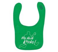 Flox Creative Green Bib My Dad Rocks T-Shirt