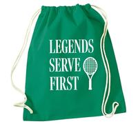 Flox Creative Green Drawstring Bag Legends Serve First