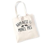 Flox Creative Happiness is mince pies tote bag