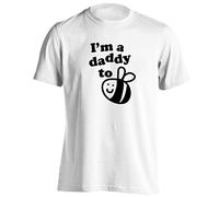 Flox Creative I'm a Daddy to be T-Shirt Small - 2XL White