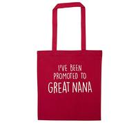 Flox Creative I've been promoted to great nana tote bag