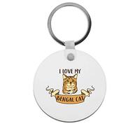 Flox Creative Keyring I Love My Bengal Cat