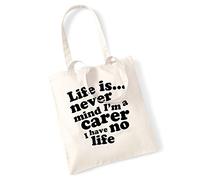 Flox Creative Life is... Never mind I'm a carer I have no life tote bag