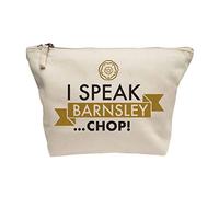 Flox Creative Makeup Bag I Speak Barnsley Chop Natural