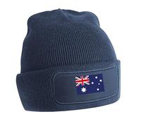 Flox Creative Navy Beanie Australian Flag