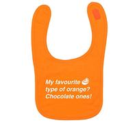 Flox Creative Orange Bib Favourite Oranges Chocolate Ones